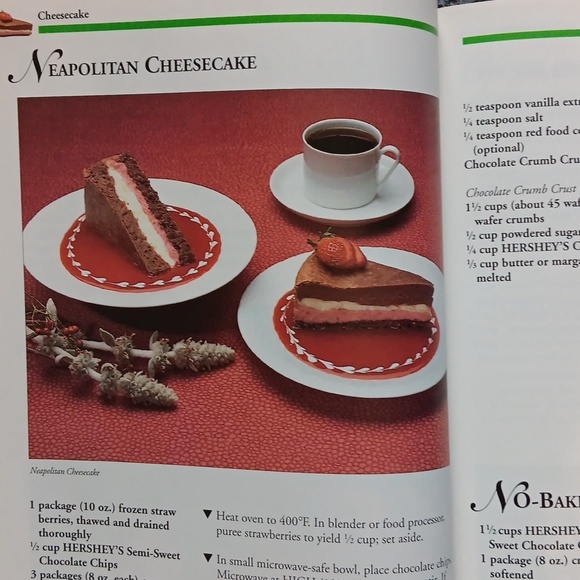 Hershey's Chocolate Lover's Cookbook, 1993, 175+ Recipes, Desserts Holid… - Picture 8 of 13